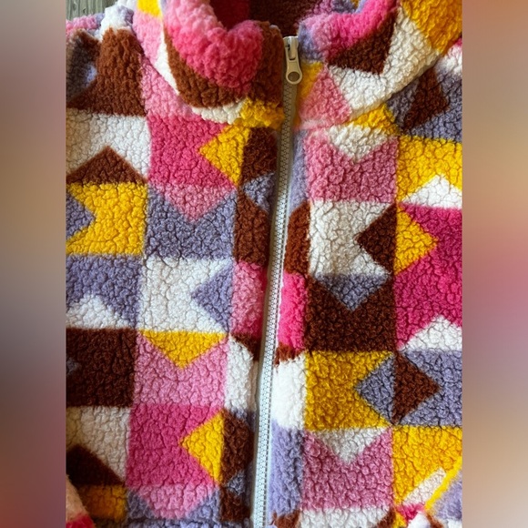 Cat & Jack Girls Sherpa Jacket Sz XL (14/16) - Picture 2 of 3